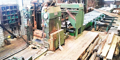 Gebrauchte Maschinen Sägewerk - Sägehalle - Einschnitt