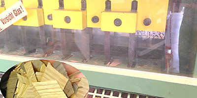 Maschinen Furnierbe- und verarbeitung -Furnierzerkleinerung